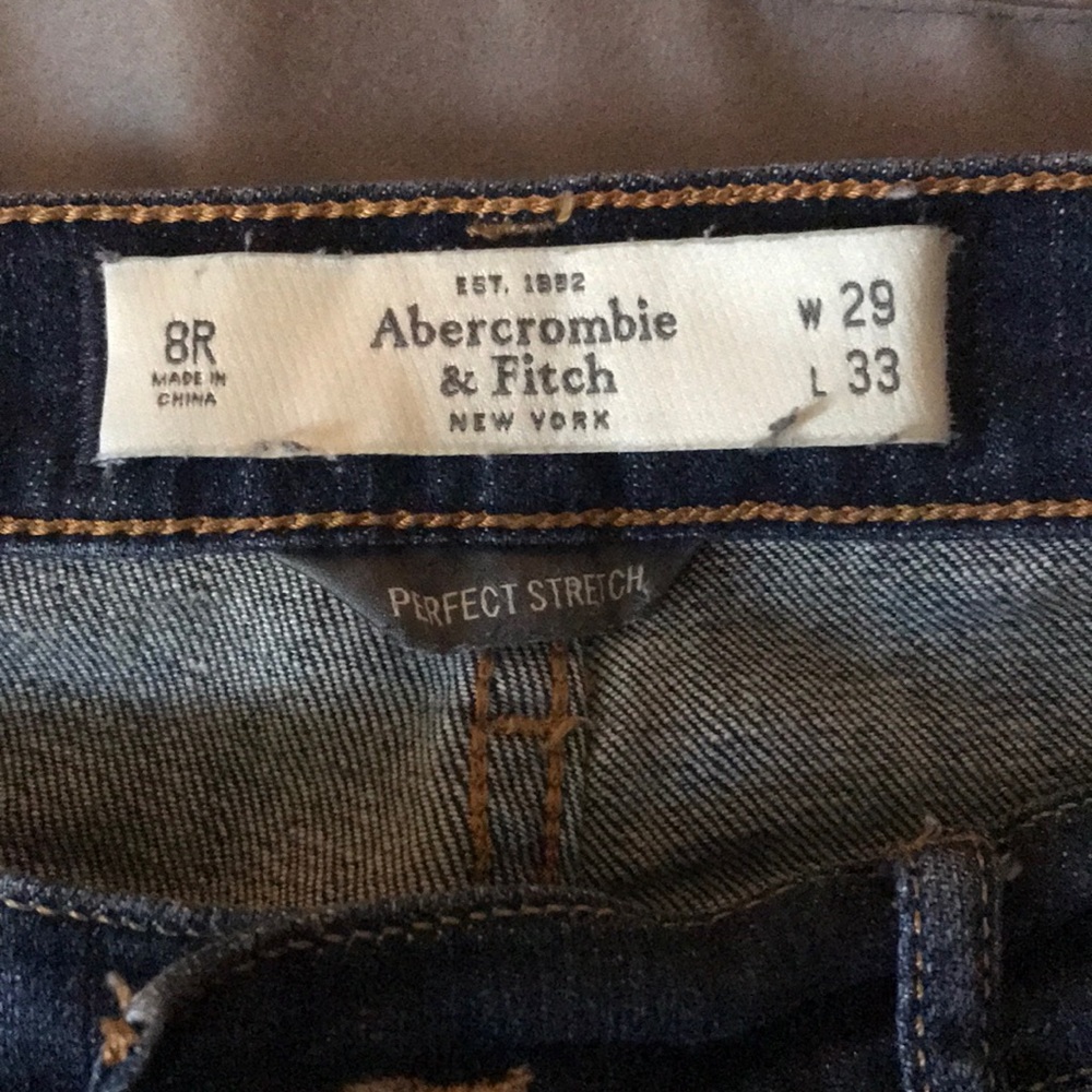 Size 8r, a&f jeans. Perfect stretch.